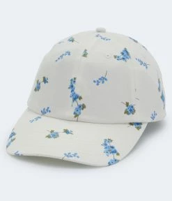 Aeropostale Women's Falling Flowers Adjustable Hat