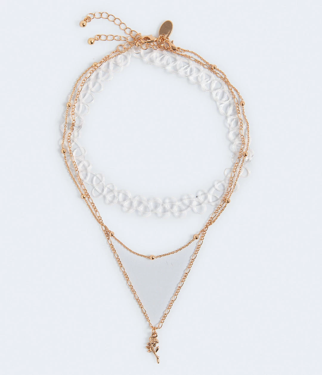 Aeropostale Women's Rose Necklace 3-Pack - Image 2