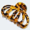 Aeropostale Women's Tortoiseshell Cage Claw Hair Clip