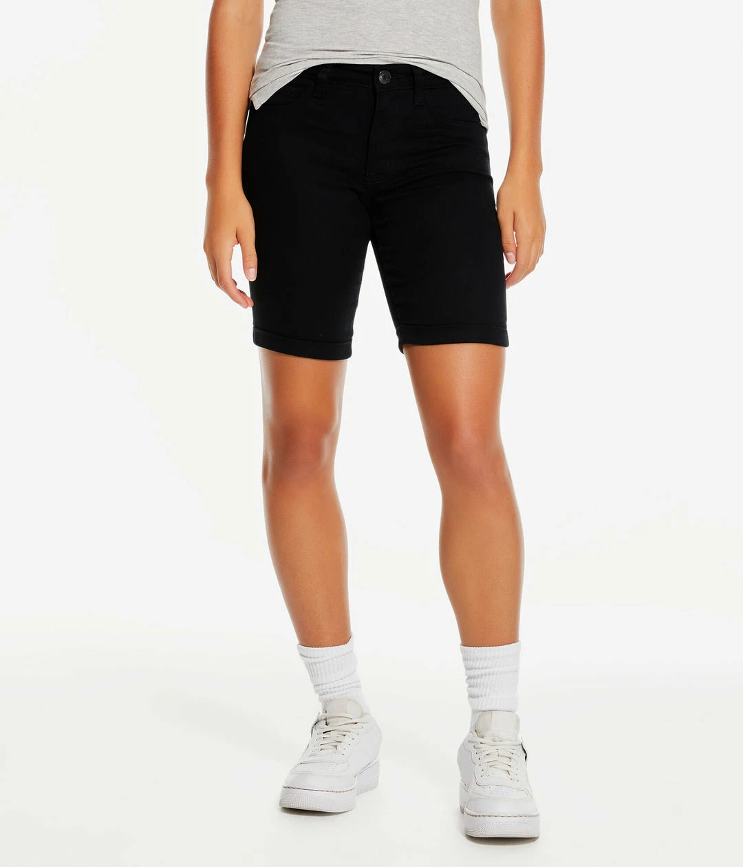 Aeropostale Womens Five-Pocket Uniform Bermuda Shorts
