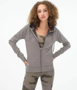 Aeropostale Women's Fleece Scuba Jacket