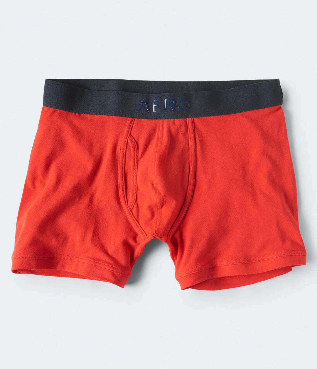 Aeropostale Mens Men's Solid Logo Knit Boxer Briefs Black - Image 4