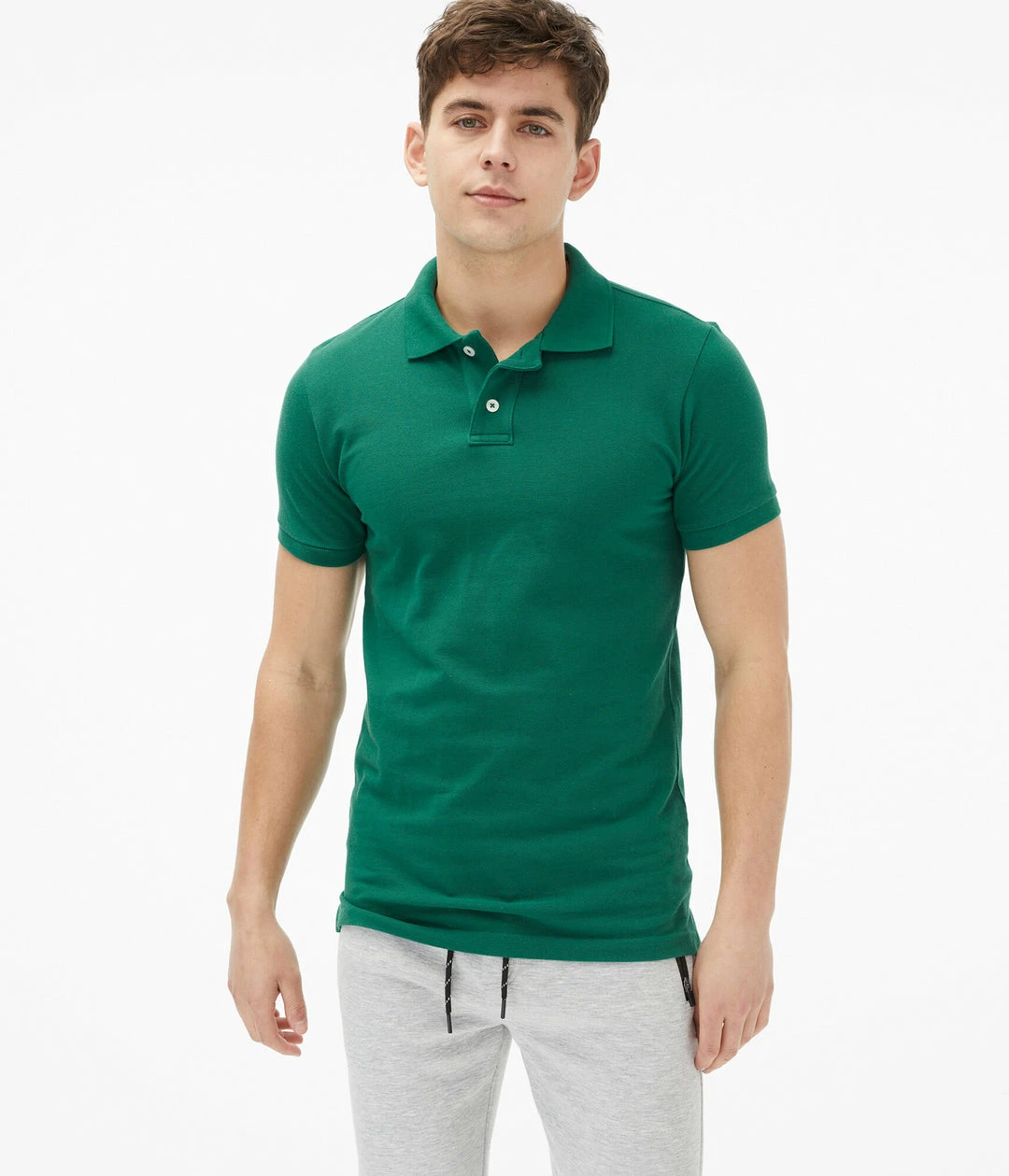 Aeropostale Mens Solid Uniform Pique Polo - Image 6