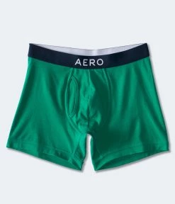 Aeropostale Men's Logo Knit Boxer Briefs