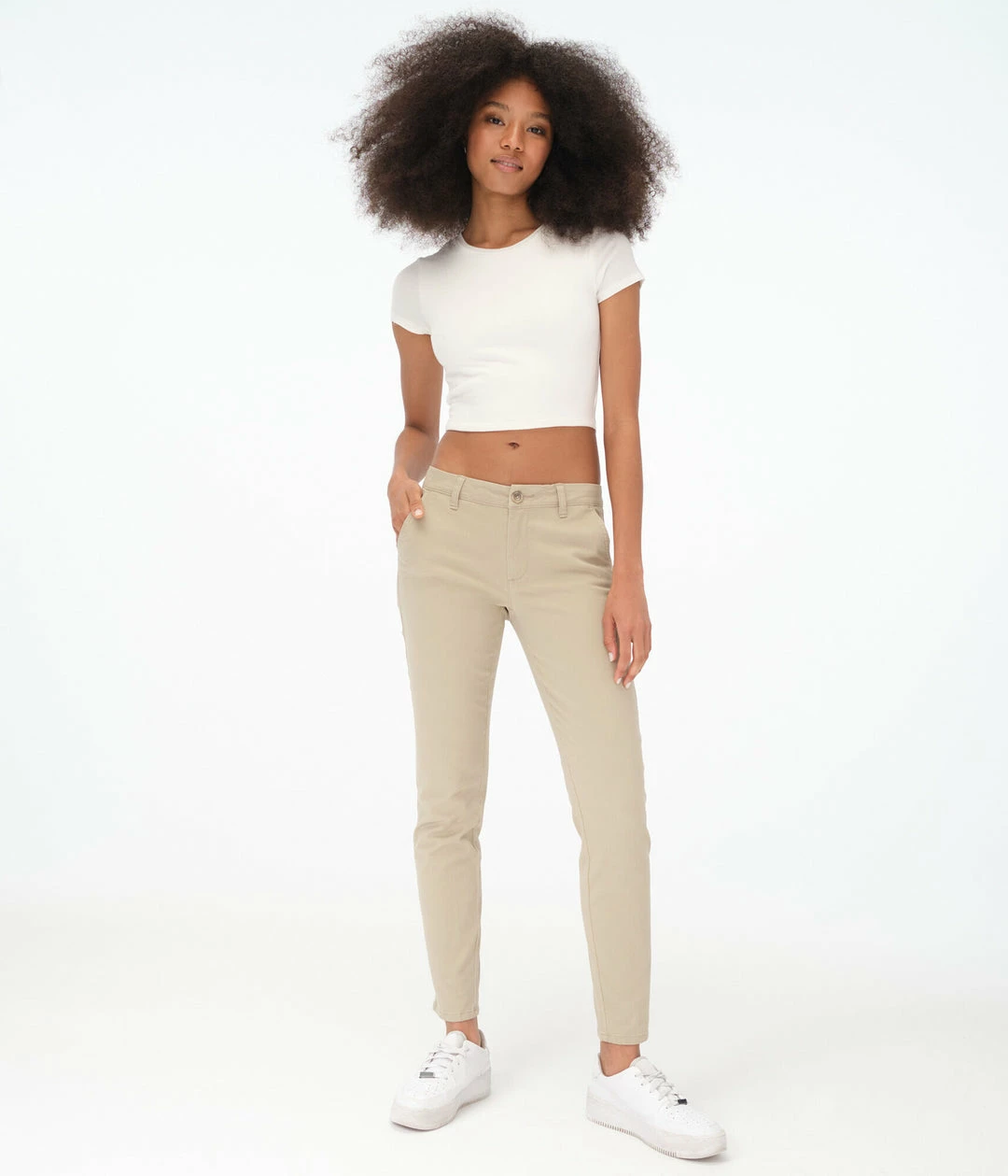 Aeropostale Women's Skinny Twill Pants - Image 2