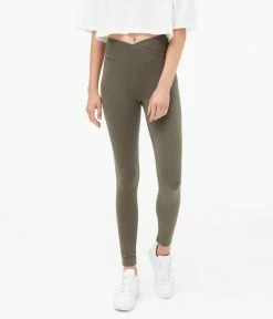 Aeropostale Women's Seriously Soft High-Rise Crossover Leggings