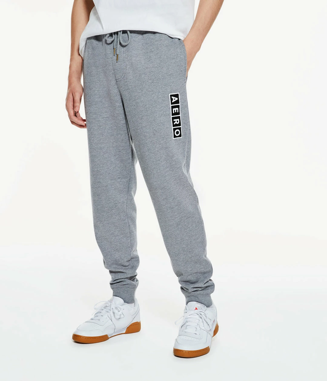 Aeropostale Men's Block Box Logo Heritage Jogger Sweatpants - Image 8