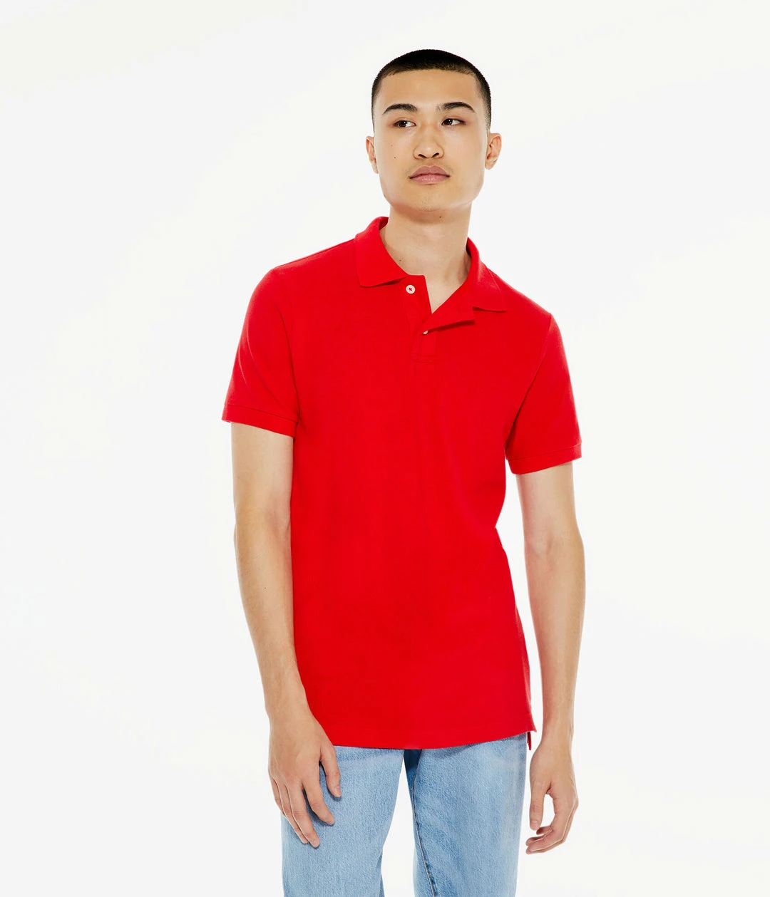Aeropostale Mens Solid Uniform Pique Polo - Image 7
