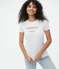 Aeropostale Women's New York Foil Graphic Tee