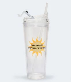 Aeropostale Women's Sunshine State Of Mind Flip-Top Water Bottle