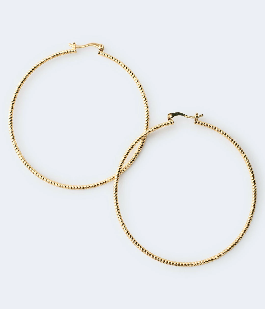 Aeropostale Women's Knobby Hoop Earrings