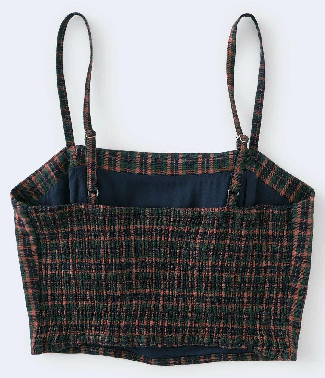 Aeropostale Women's Plaid Cropped Tank - Image 3