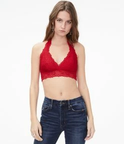 Aeropostale Women's Lace Halter Bralette