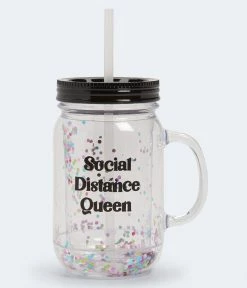 Aeropostale Women's Social Distance Queen Mason Jar