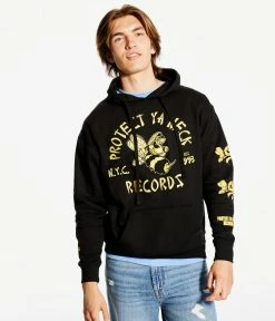 Aeropostale Men's Wu-Tang Protect Ya Neck Records Pullover Hoodie