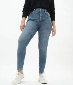 Aeropostale Women's Premium Seriously Stretchy Super High-Rise Curvy Ankle