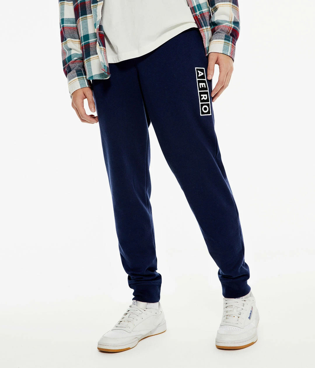 Aeropostale Men's Block Box Logo Heritage Jogger Sweatpants - Image 5