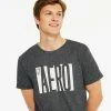 Aeropostale Men's Shadow Box Logo Graphic Tee