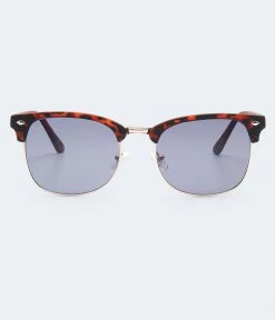 Aeropostale Womens Men's Matte Tortoiseshell Clubmax Sunglasses