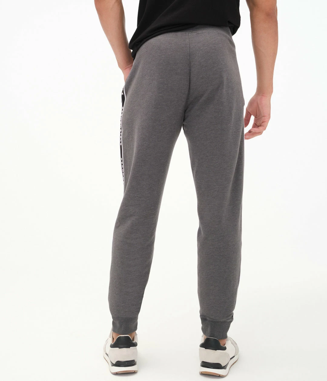 Aeropostale Men's Heritage Logo Tape Jogger Sweatpants - Image 4