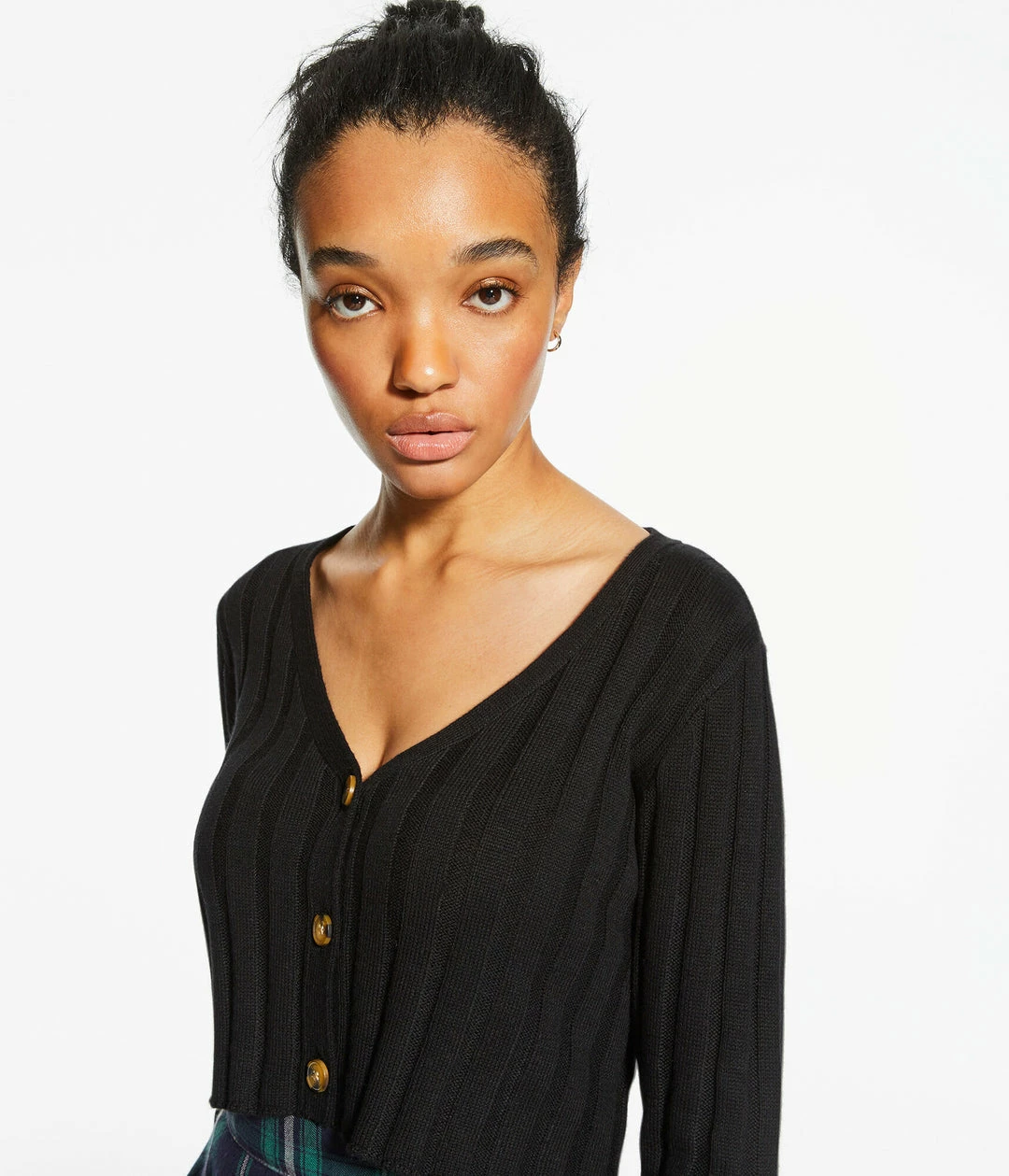 Aeropostale Women's Ribbed V-Neck Cardigan - Image 3