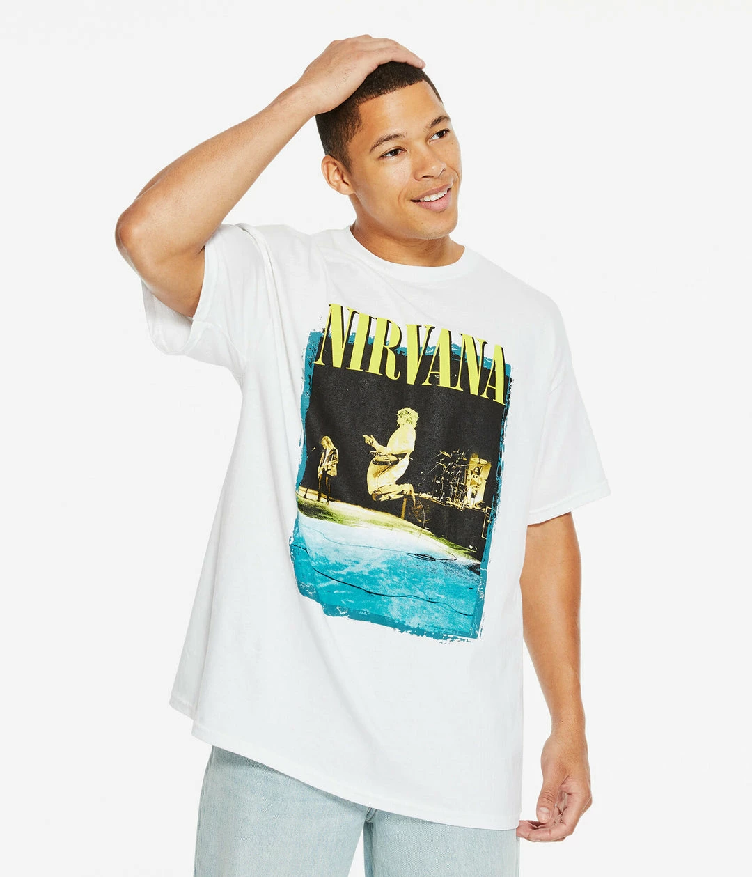 Aeropostale Men's Nirvana On Stage Graphic Tee - Image 3