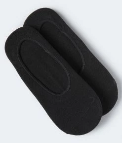 Aeropostale Women's Solid No-Show Sock 2-Pack