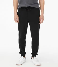 Aeropostale Men's Solid Jogger Sweatpants