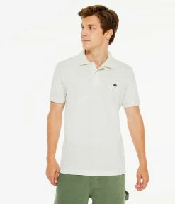 Aeropostale Men's A87 Solid Jersey Polo