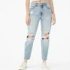 Aeropostale Women's High-Rise Mom Jean