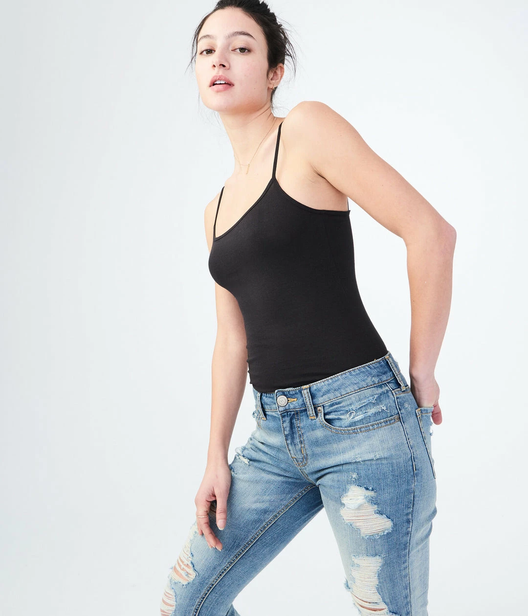 Aeropostale Women's Solid Basic Cami - Image 6