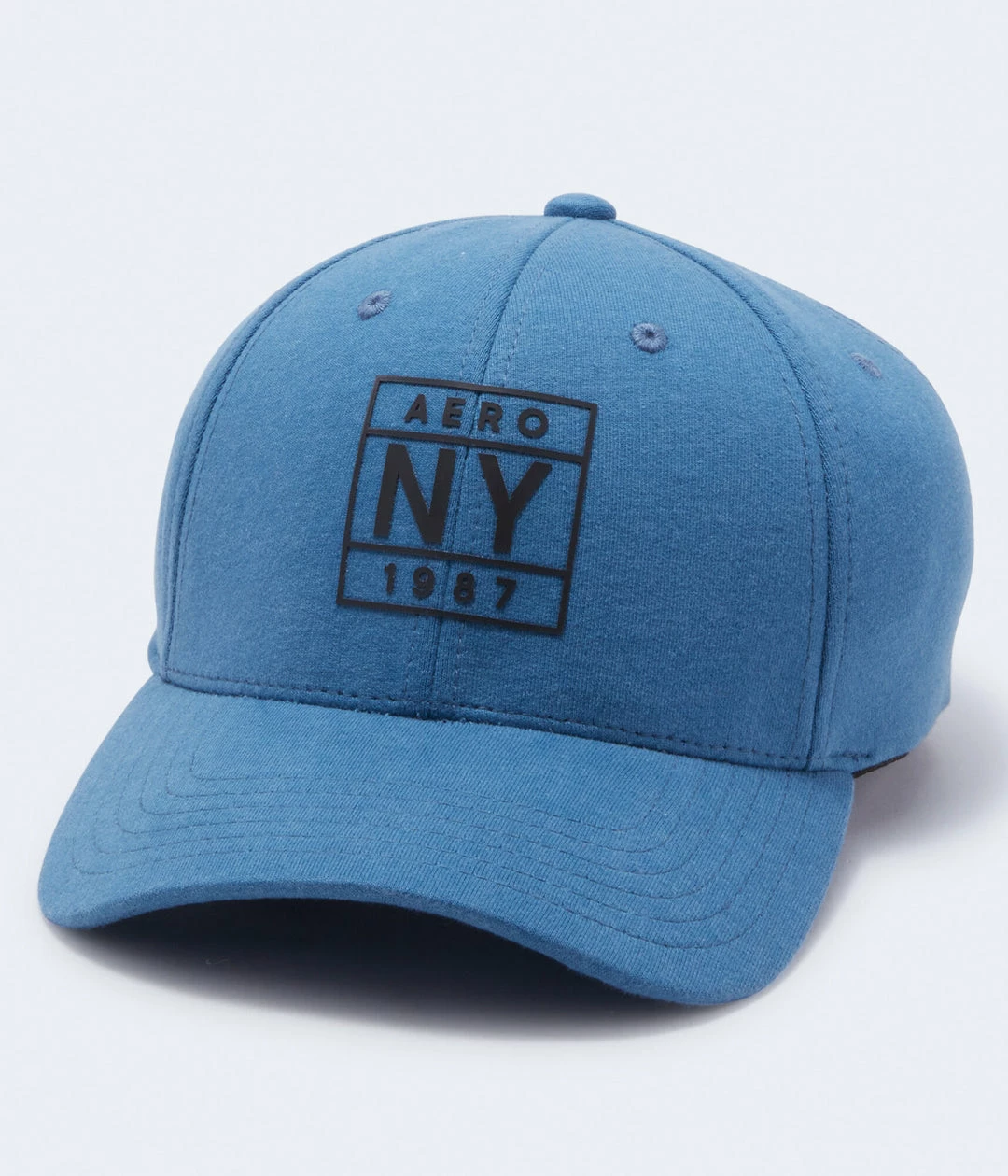 Aeropostale Men's Ny Box Logo Fitted Hat