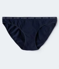 Aeropostale Womens Solid Logo Bikini