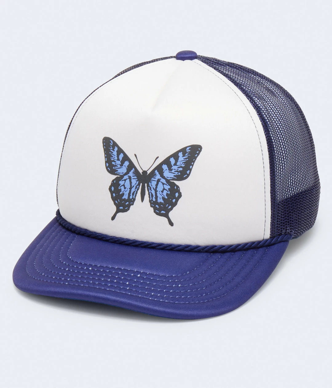Aeropostale Men's Butterfly Adjustable Foam Trucker Hat
