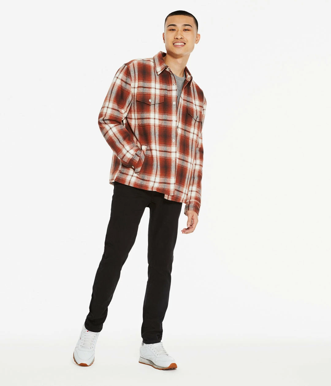 Aeropostale Men's Plaid Flannel Shacket - Image 2
