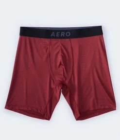 Aeropostale Men's Marled 6.5" Performance Knit Boxer Briefs