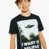 Aeropostale Men's The X-Files Believe Poster Graphic Tee