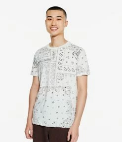Aeropostale Men's Bandana Print Graphic Tee