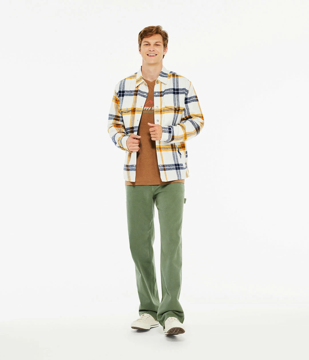 Aeropostale Men's Plaid Flannel Shacket - Image 2