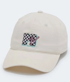 Aeropostale Men's Checkered Mtv Adjustable Dad Hat