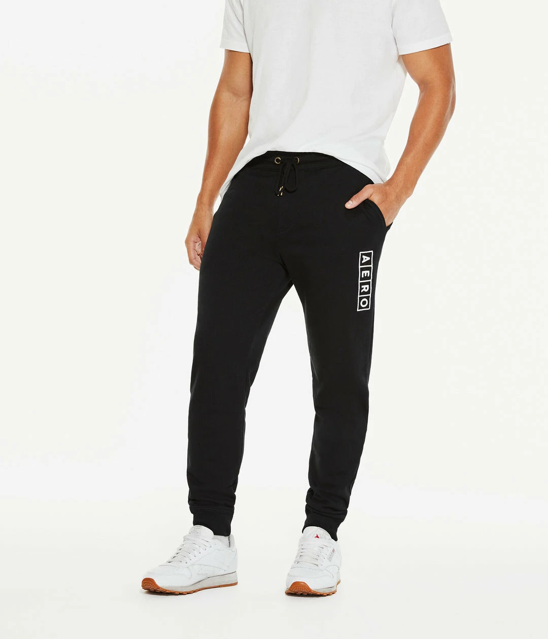 Aeropostale Men's Block Box Logo Heritage Jogger Sweatpants - Image 6