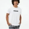 Aeropostale Men's Box Logo Appliquac Graphic Tee