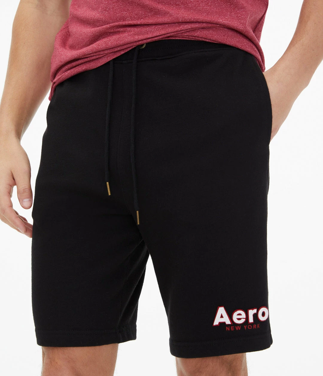 Aeropostale Men's New York Heritage Fleece Shorts - Image 3