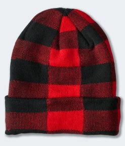 Aeropostale Men's Buffalo Plaid Beanie
