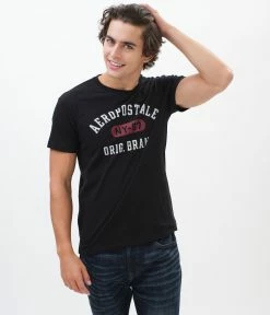 Aeropostale Men's Ny-87 Logo Graphic Tee