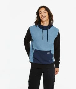 Aeropostale Men's Air Softspun Tech Fleece A87 Logo Pullover Hoodie