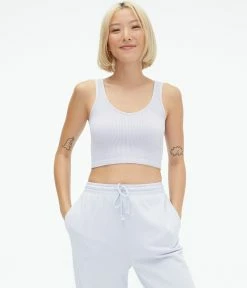 Aeropostale Women's Seriously Soft Seamless 2-Way Cropped Tank