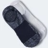 Aeropostale Men's Athletic No-Show Sock 2-Pack