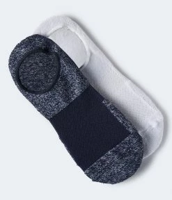 Aeropostale Men's Athletic No-Show Sock 2-Pack