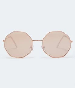 Aeropostale Women's Round Geometric Sunglasses